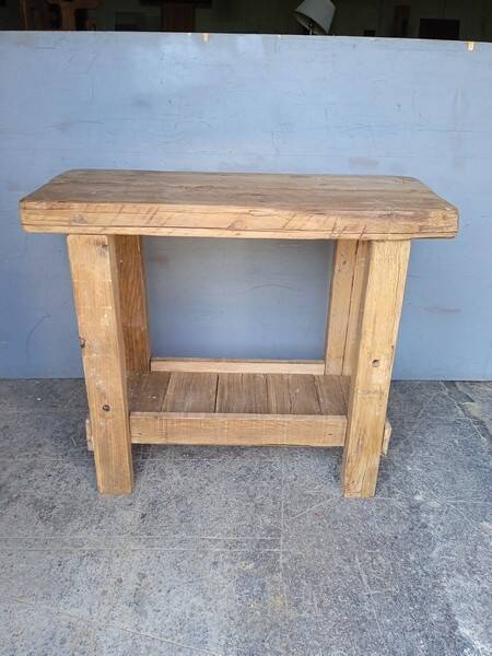 Workbench 100cm old solid wood