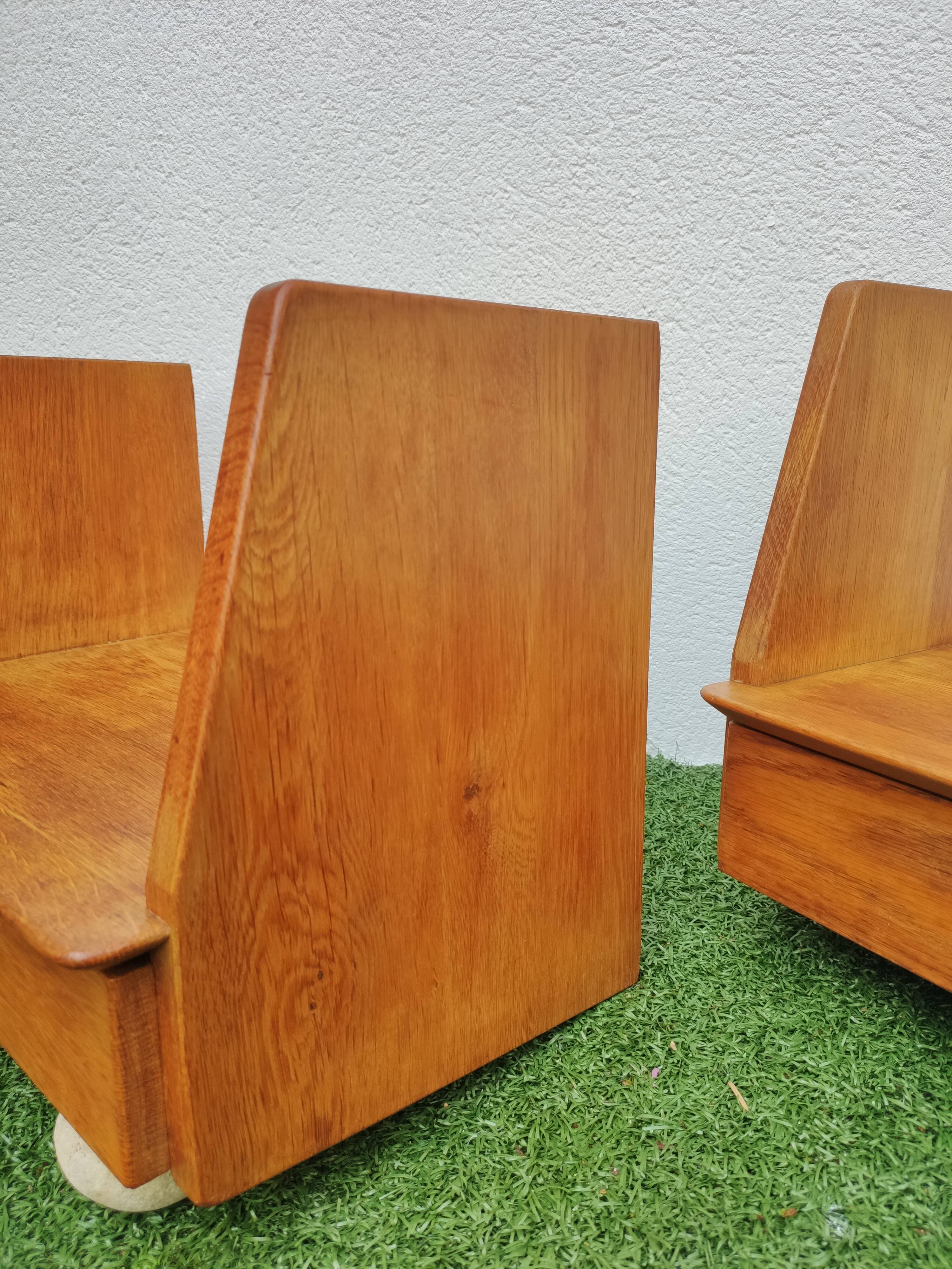 Paire de chevets suspendu de Marcel Gascoin édtiton Arhec 1950