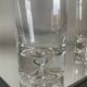 Set of 6 Kosta Boda aperitif glasses with bubbled stem