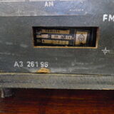 Wood, glass, bakelite, vinyl and brass radio - Bi-amp radio - Philips