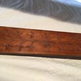 Sculpted walnut front