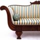 Biedermeier sofa, northern europe, circa 1860. after renovation