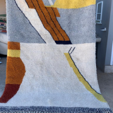 Tapis Beni Ouarain coloré