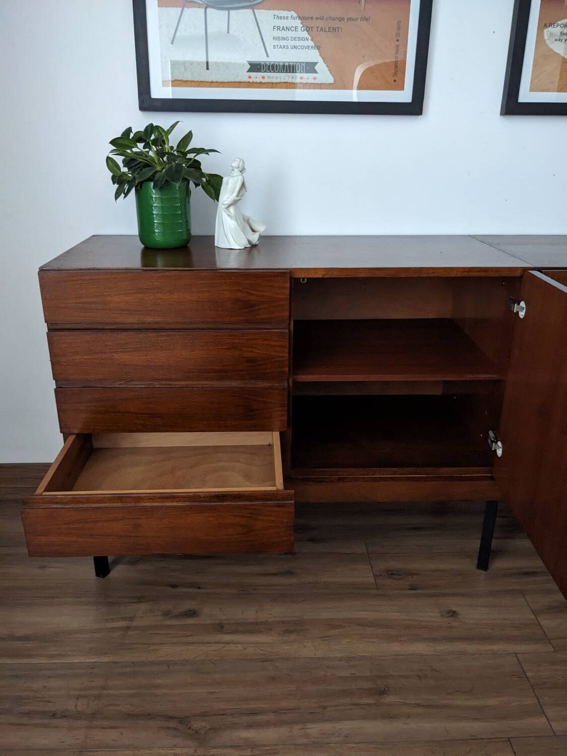 Vintage Scandinavian design sideboard