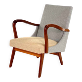 Fauteuil bicolore vintage, années 1950