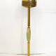 Standing ashtray, onyx & brass