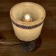 Set of five alabaster Scandinavian design lamps from the 1950s.