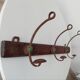 Vintage wall coat rack from the 1920s/1930s.