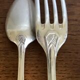 Art deco silver metal covers 34 pieces