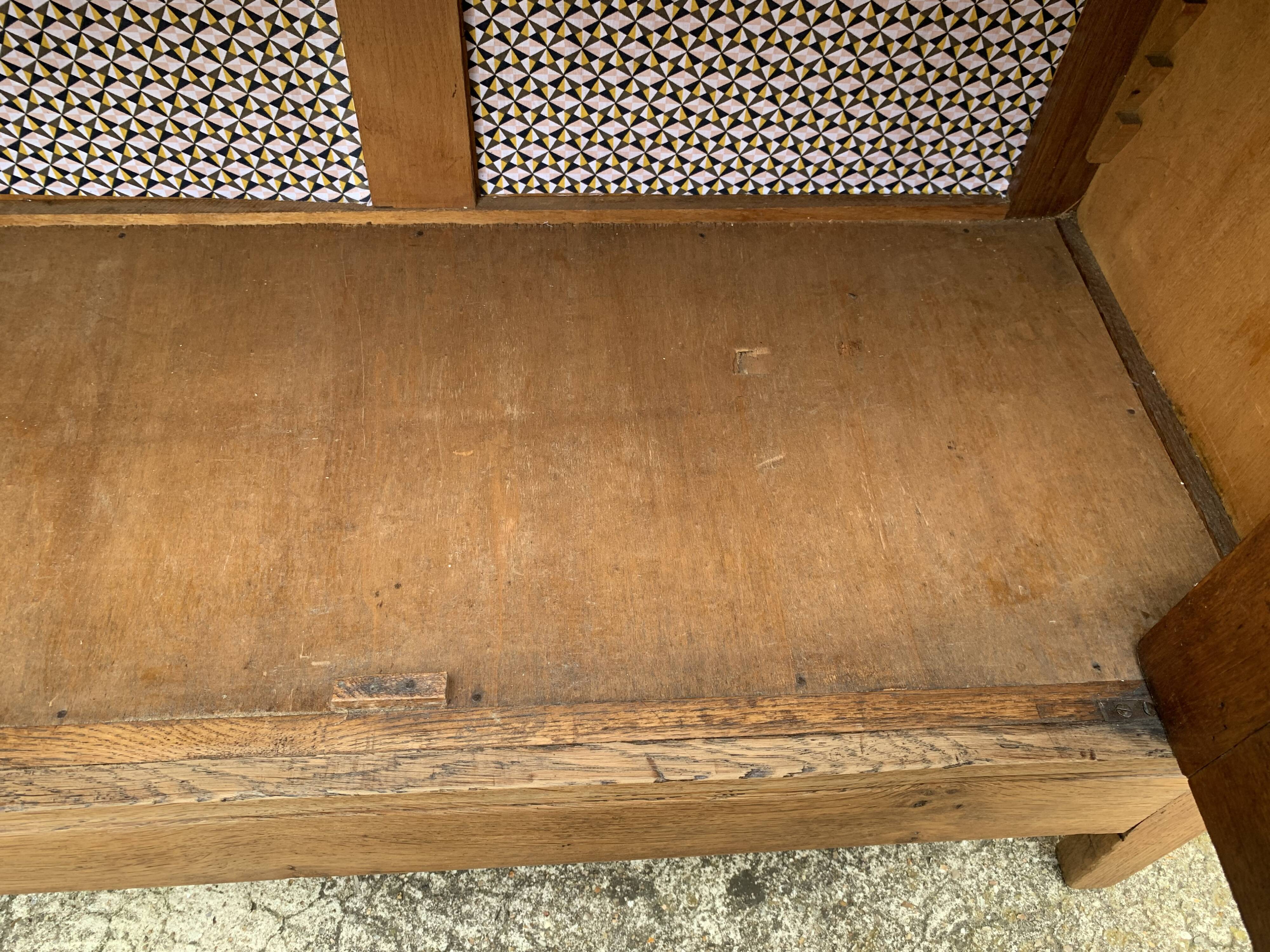 Parisian wardrobe glazed art deco 1930 raw wood