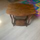 Table laquée bois