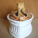 Pillivuyt terrine, serving dish, Pillivuyt porcelain, gratin dish