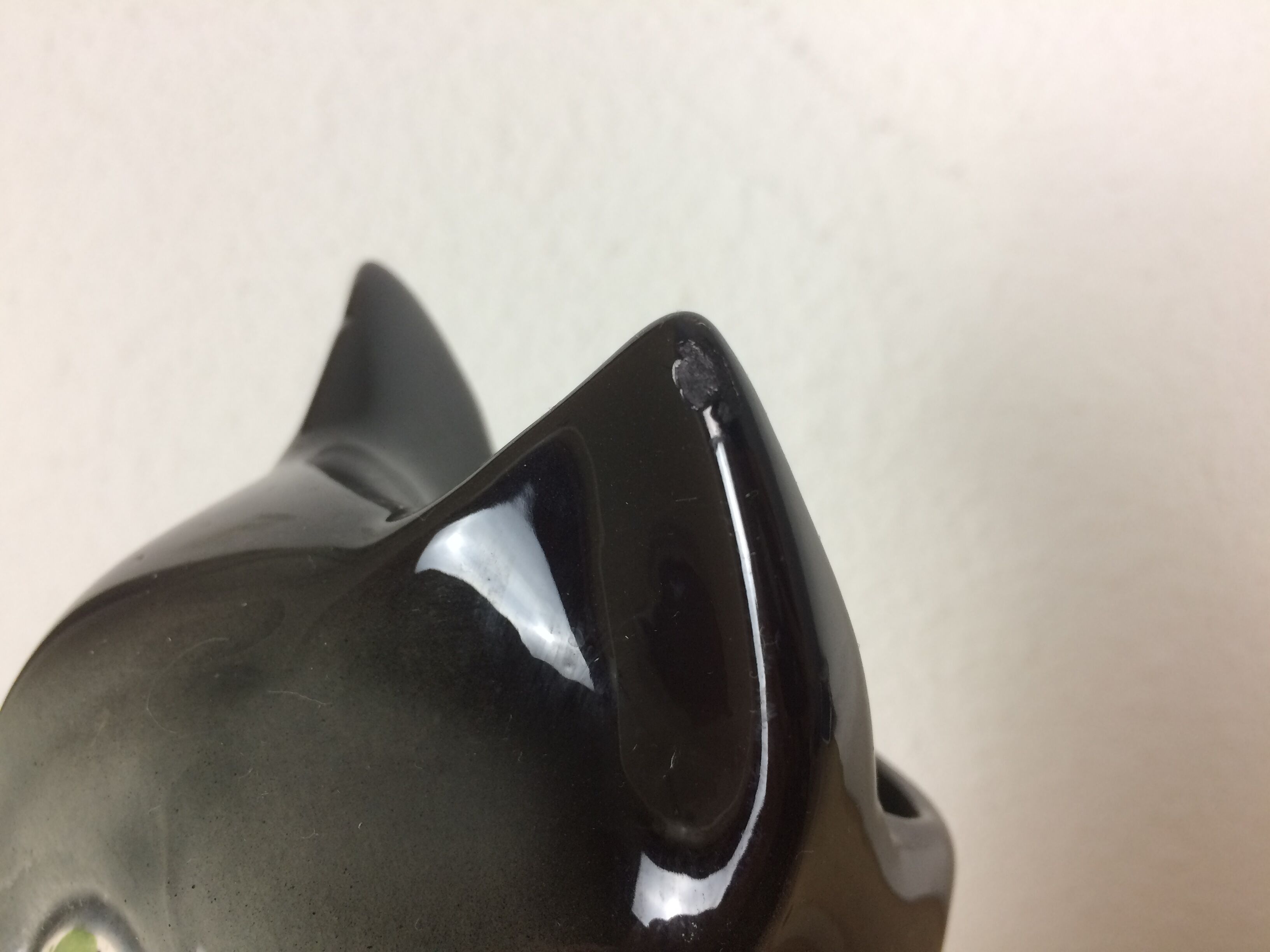 Poet-Laval cat pitcher in zoomorphic ceramic