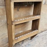 Burmese teak wall shelf