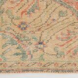 5x9 Soft Vintage Oushak Handmade Area Rug, 145x272 Cm