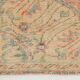 5x9 Soft Vintage Oushak Handmade Area Rug, 145x272 Cm