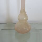 Pale pink opaline soliflore vase, 60s-70s