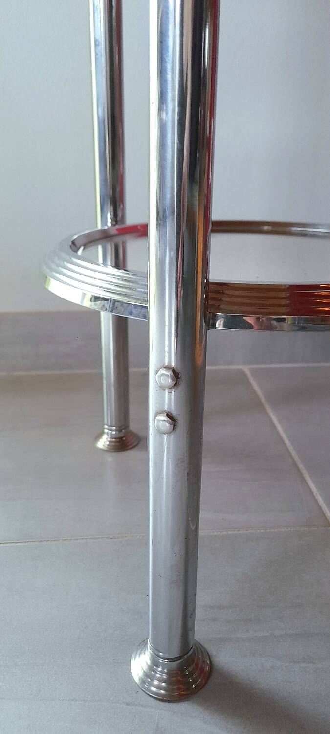 Pedestal table or art deco plant holder