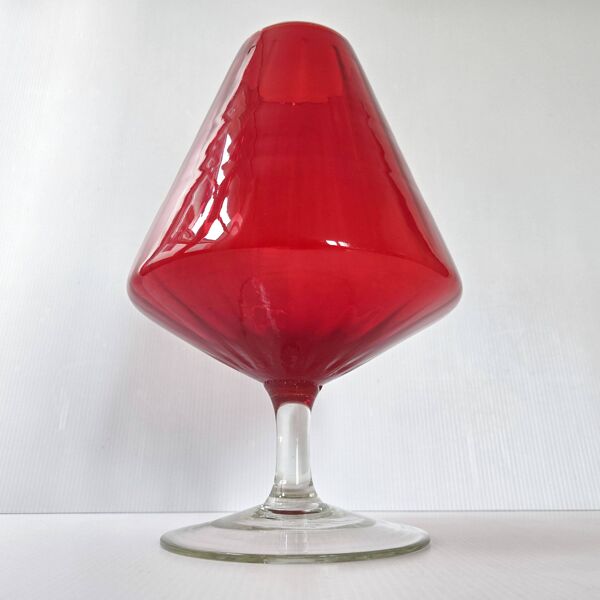 Vase coupe Empoli vintage 1970