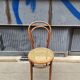 Vintage Fishel bistro chair in curved wood