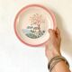Dessert plates landscape Italy 80s