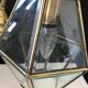 Lantern in glass and brass