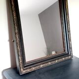 Antique mirror with moldings 46x55cm