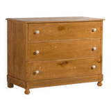 Antique three-drawer chest of drawers (circa 1920) #49
