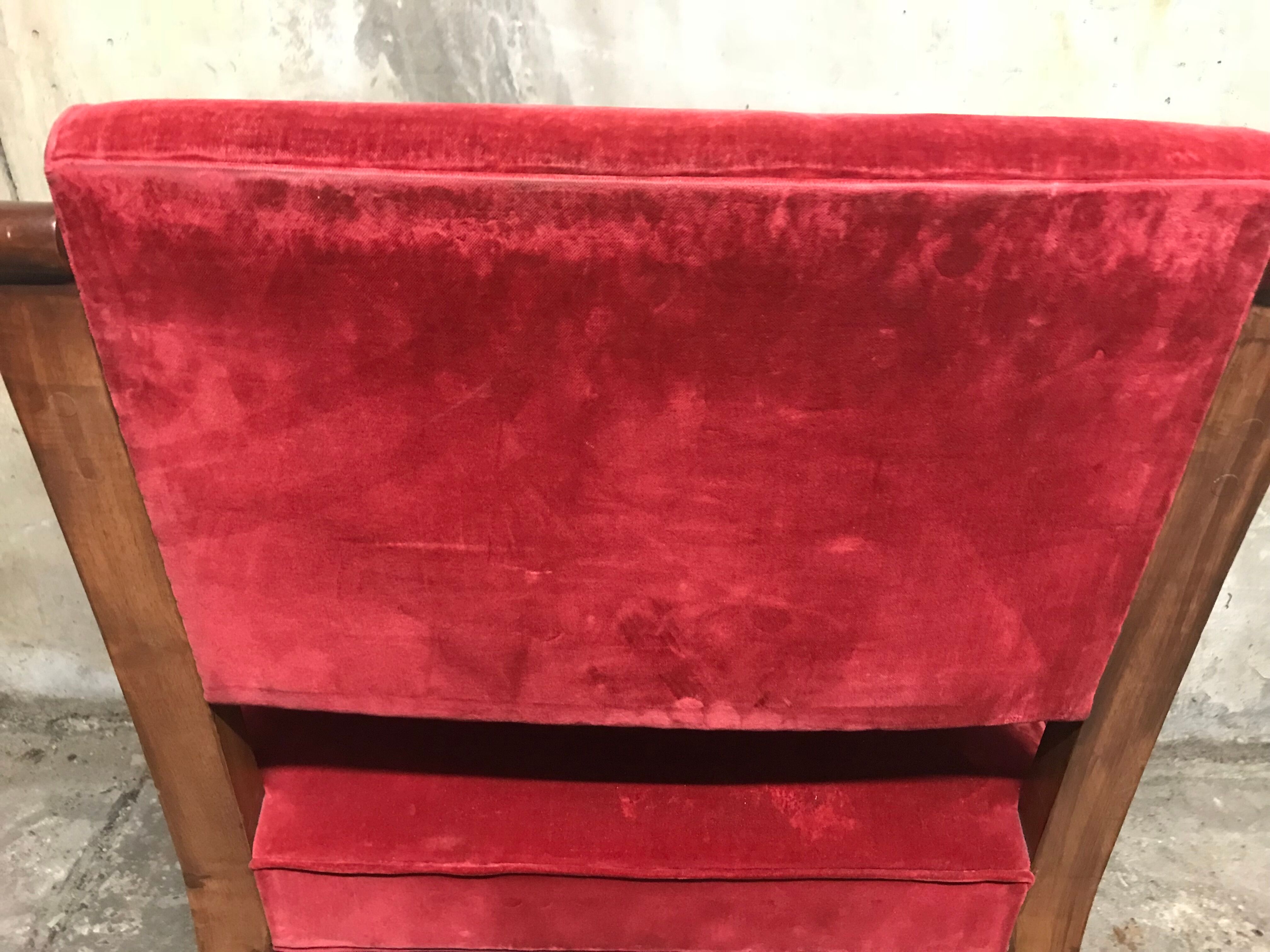 Art deco desk armchair