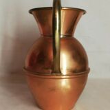 Old copper vase with handles