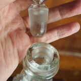 Glass decanter - early XXth