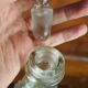 Glass decanter - early XXth