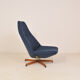 Scandinavian swivel armchair in oak - Madsen & Schubell - 1970