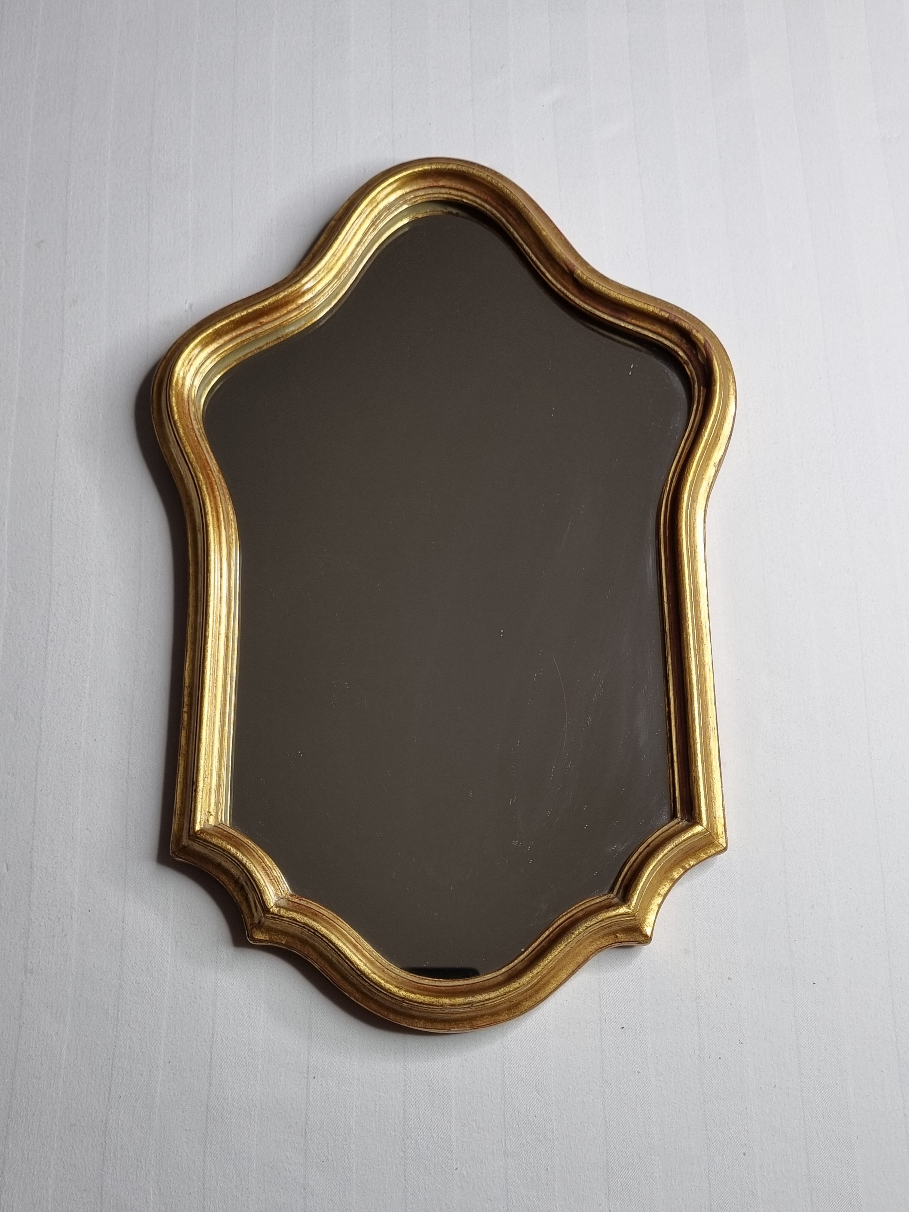 Vintage Louis XV style mirror, twisted, 41 cm