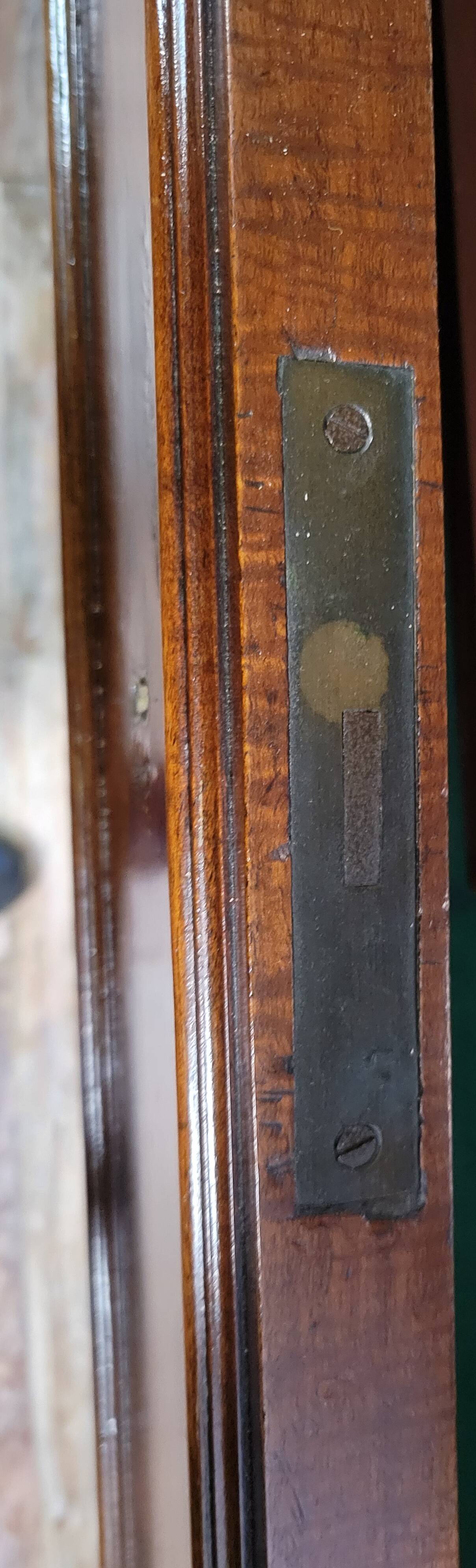 Louis Philippe period mahogany library and secretary cabinet