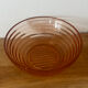 Sucrier en verre rose