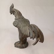 Vintage Rooster Metal Ashtray