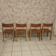 4 chaises Luigi Gorgoni