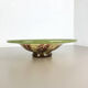 German Glass Bowl by Karl Wiedmann for WMF Ikora, 1930s Bauhaus Art Deco