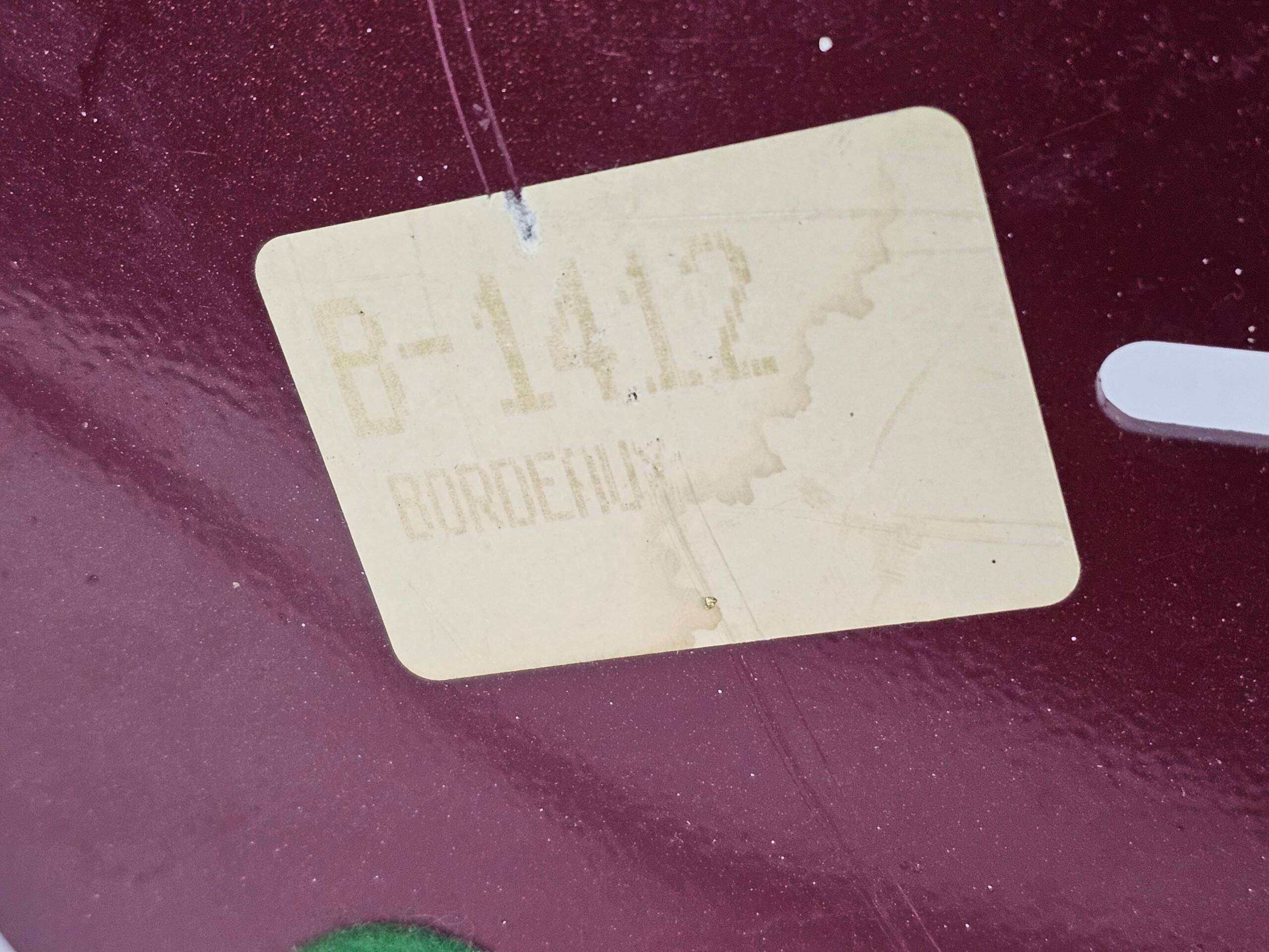 Herda Holland - Dutch design - model B1412 - halogen - Bordeaux - 80's