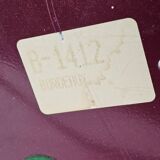 Herda Holland - Dutch design - model B1412 - halogen - Bordeaux - 80's