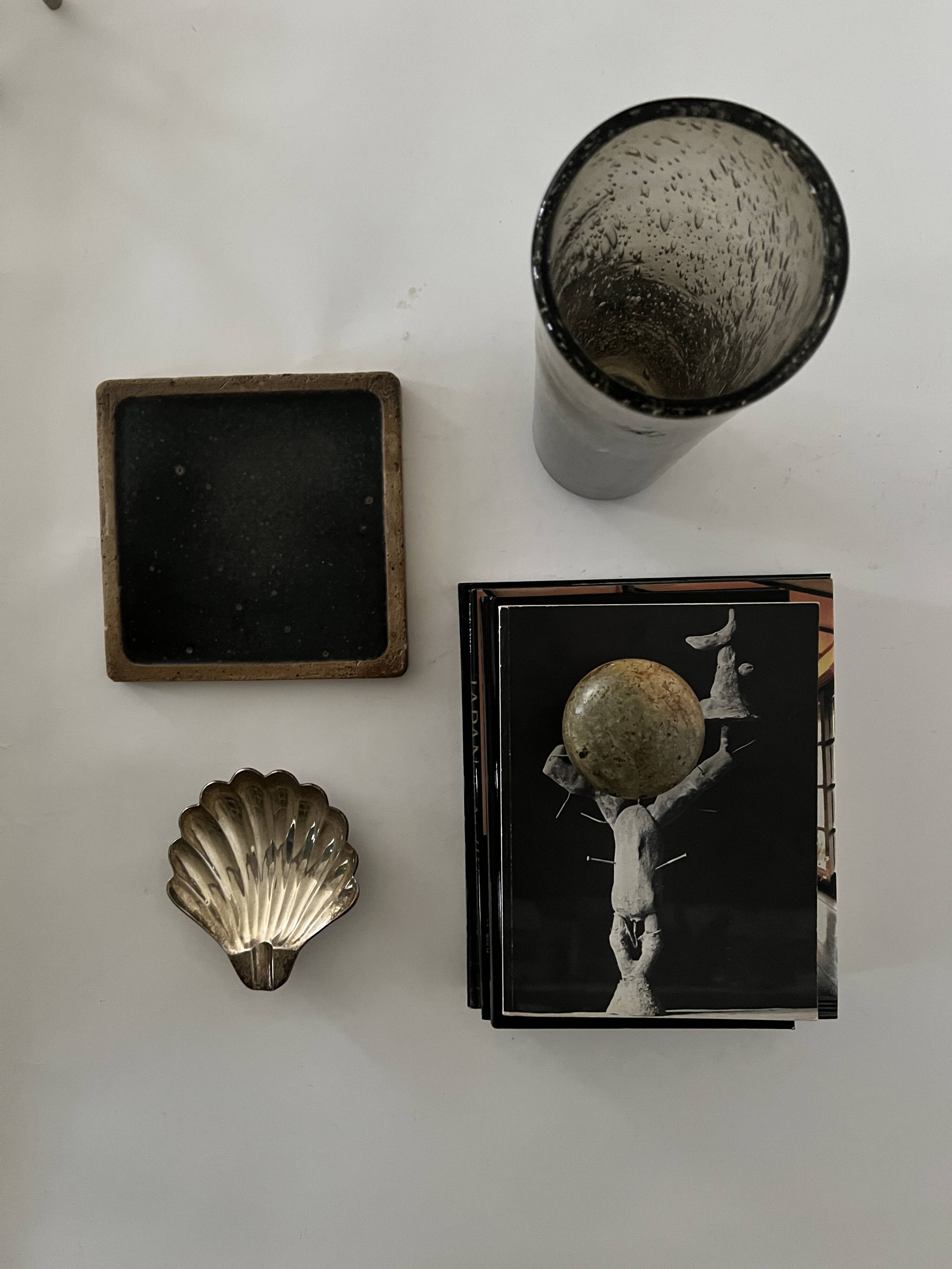 Brass pocket emptier / ashtray, France 1940