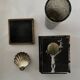 Brass pocket emptier / ashtray, France 1940