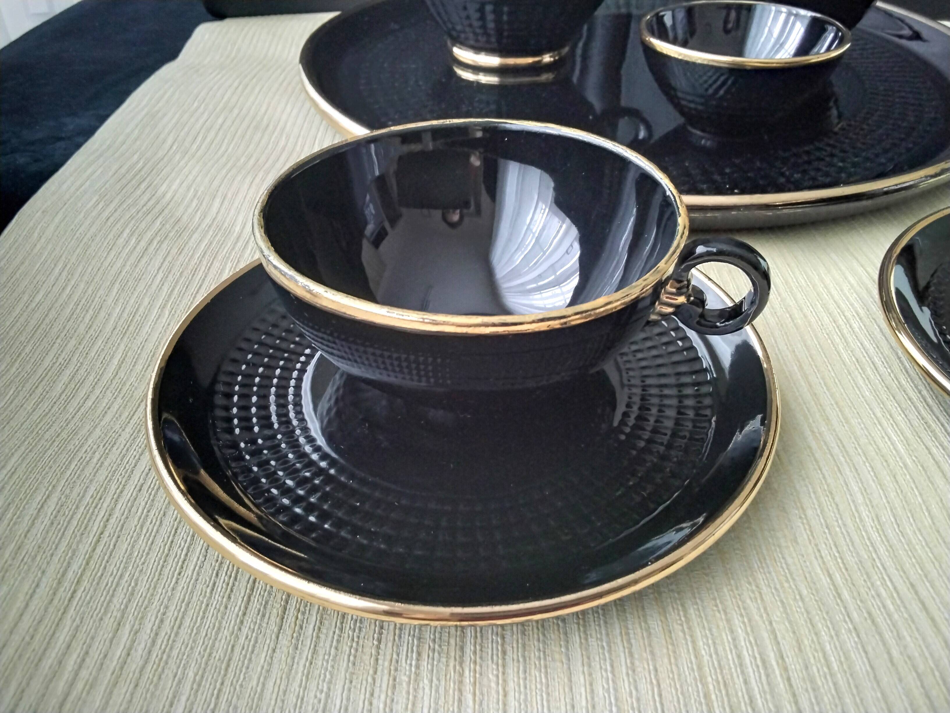 "Tête à tête" tea set in Blanche Letalle ceramic for Saint Clément