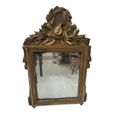 Louis XV mirror in carved and gilded wood, 18th century
