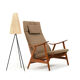Mid Century Illum Wikkelsø Chaise longue en teck