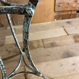 Old garden or bistro pedestal table