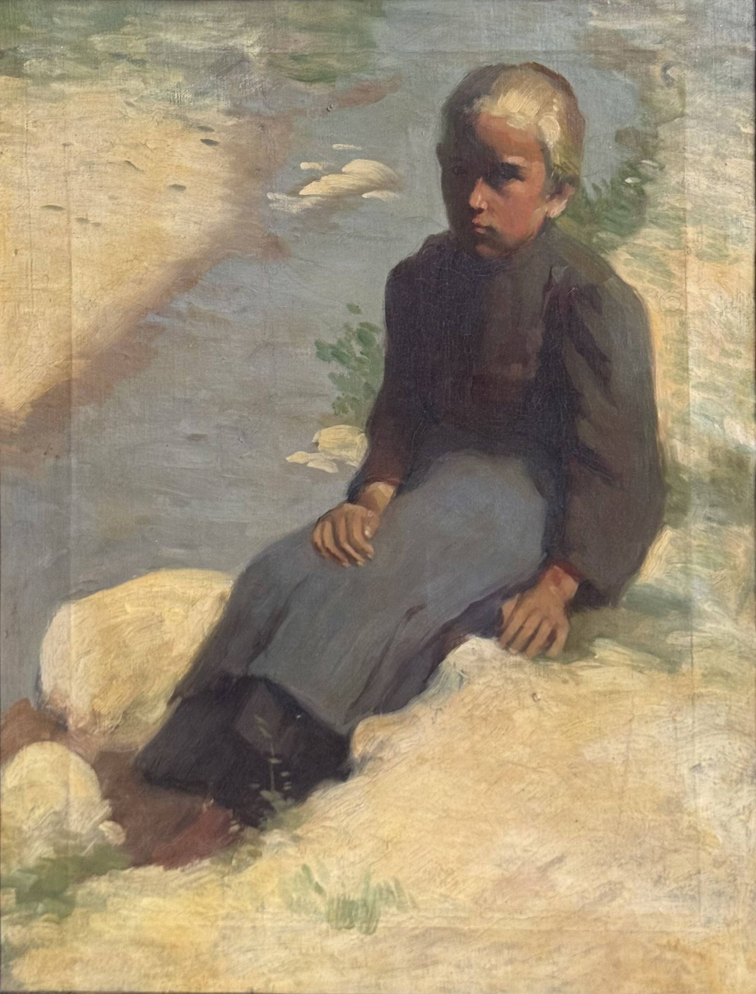 Young girl by the water