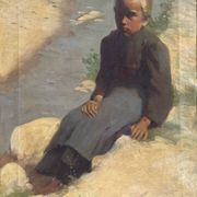 Young girl by the water