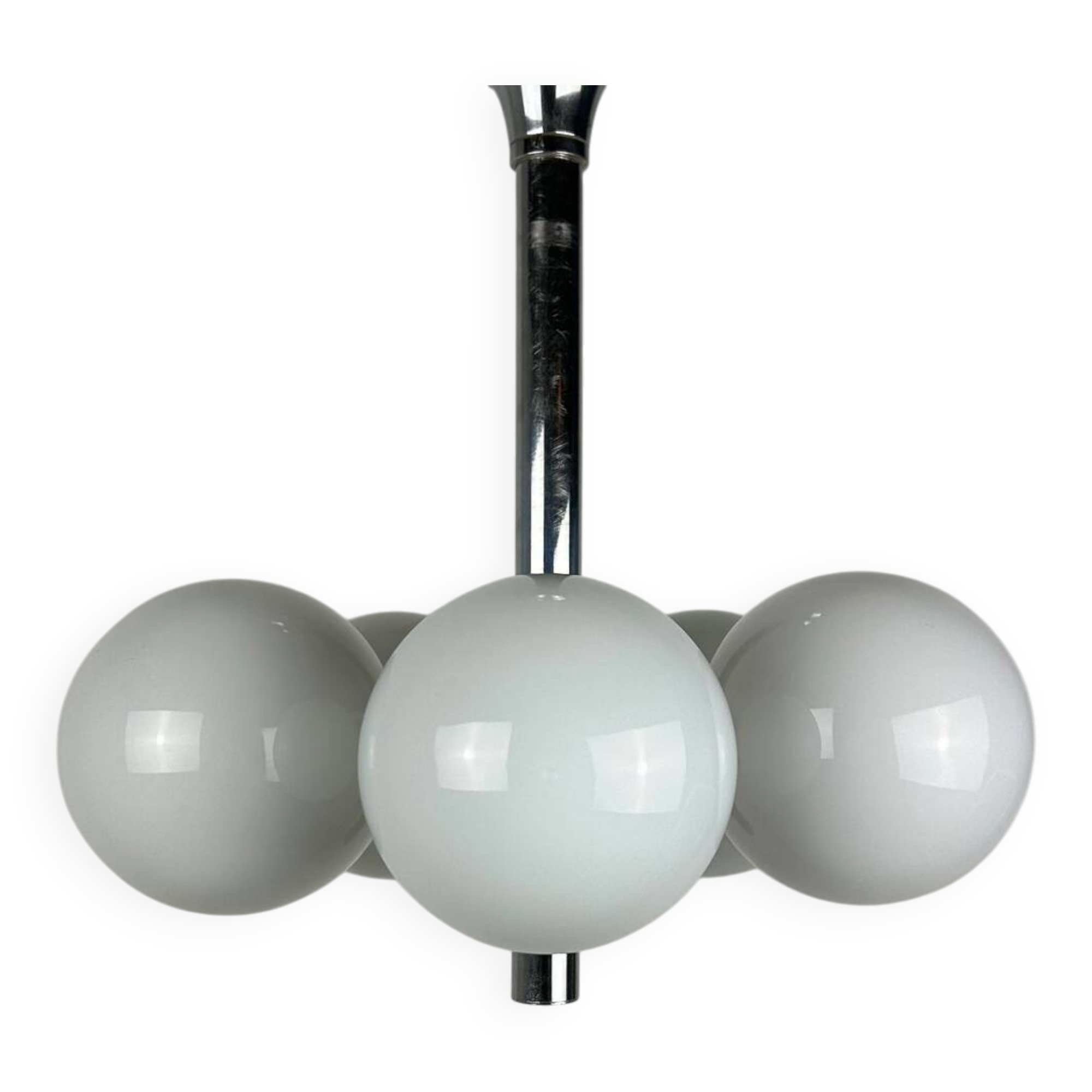 Suspension globe en verre vintage Hustadt Leuchten